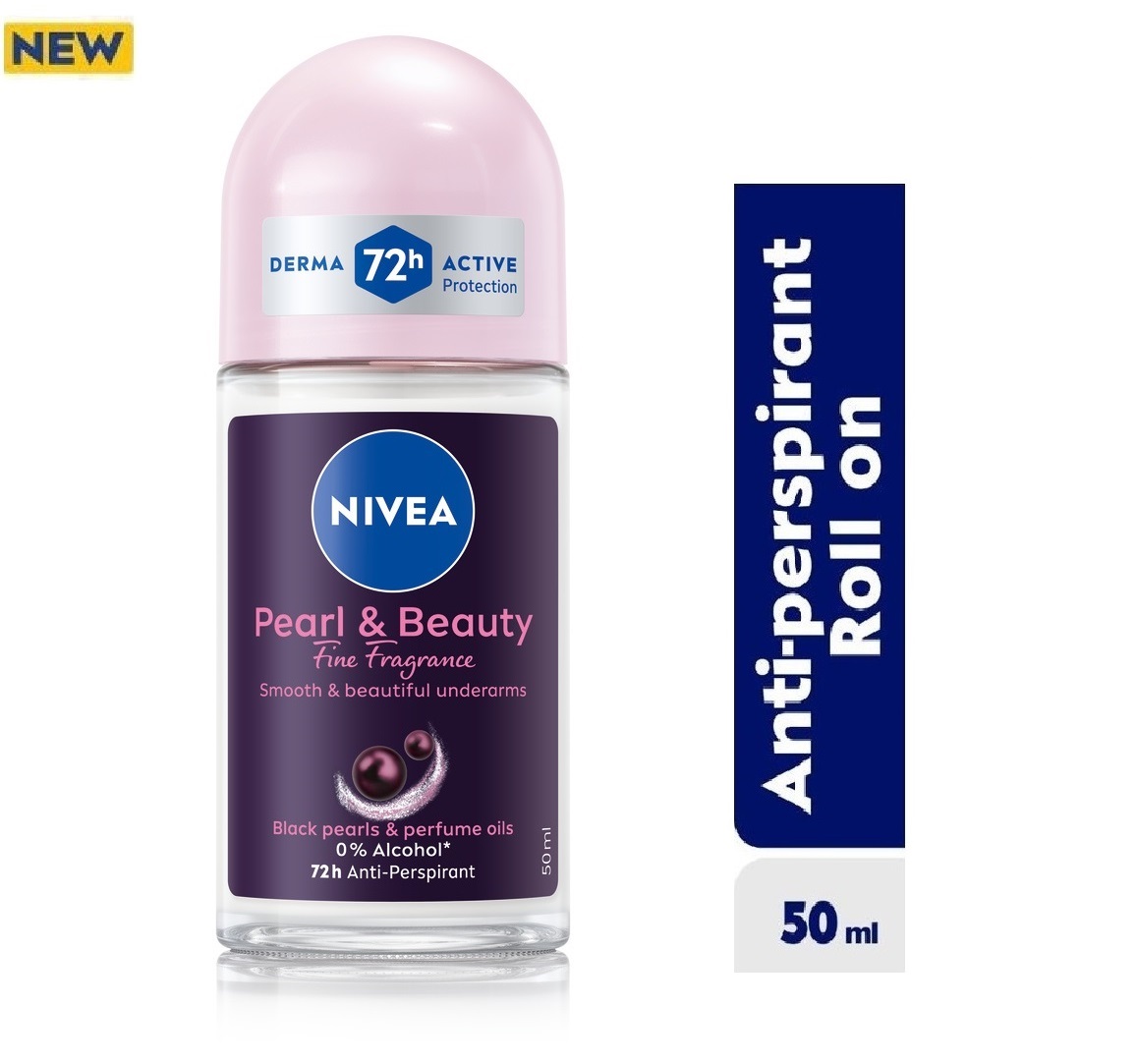 Nivea PearlBeauty Black Roll On 50Ml